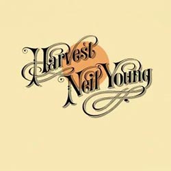 Neil Young Harvest album cover recorded at Nashville's Quadrafonic Sound Studio